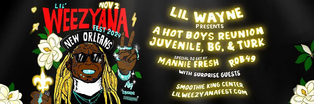 The Lil’ Weezyana Fest is back and ready to take over New Orleans once again on November 2, 2024. This highly anticipated festival