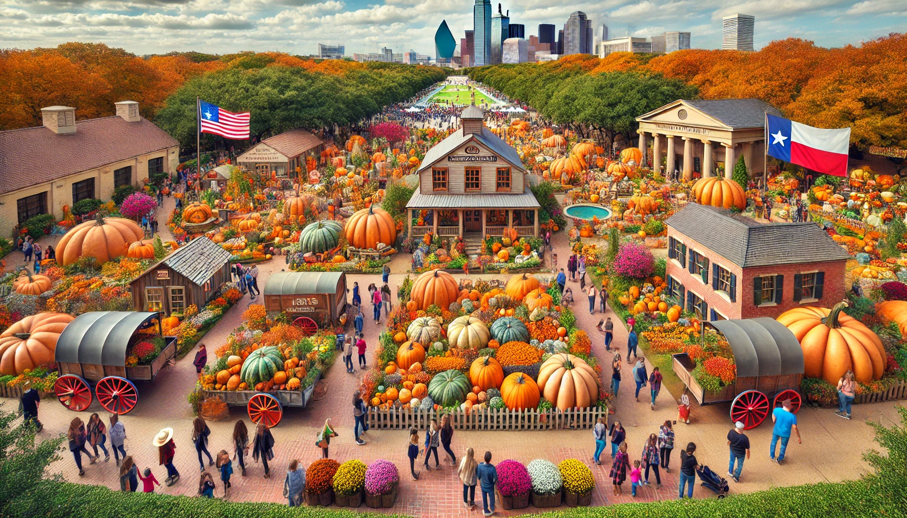 The Dallas Arboretum and Botanical Garden once again welcomes the arrival of fall with its annual event, Autumn at the Arboretum