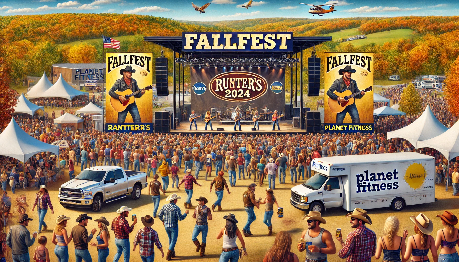 Get ready for a day of incredible country music at FallFest 2024, held on Sunday, October 6th, at the Overlook Community Campus in Manheim Township