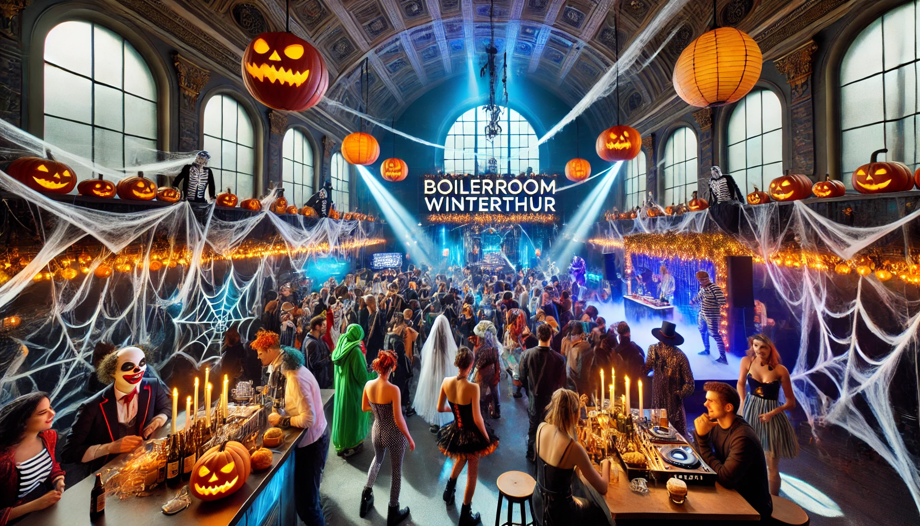 Get ready for an unforgettable night of thrills, beats, and spooky fun at the Halloweenparty Boilerroom Winterthur 2024