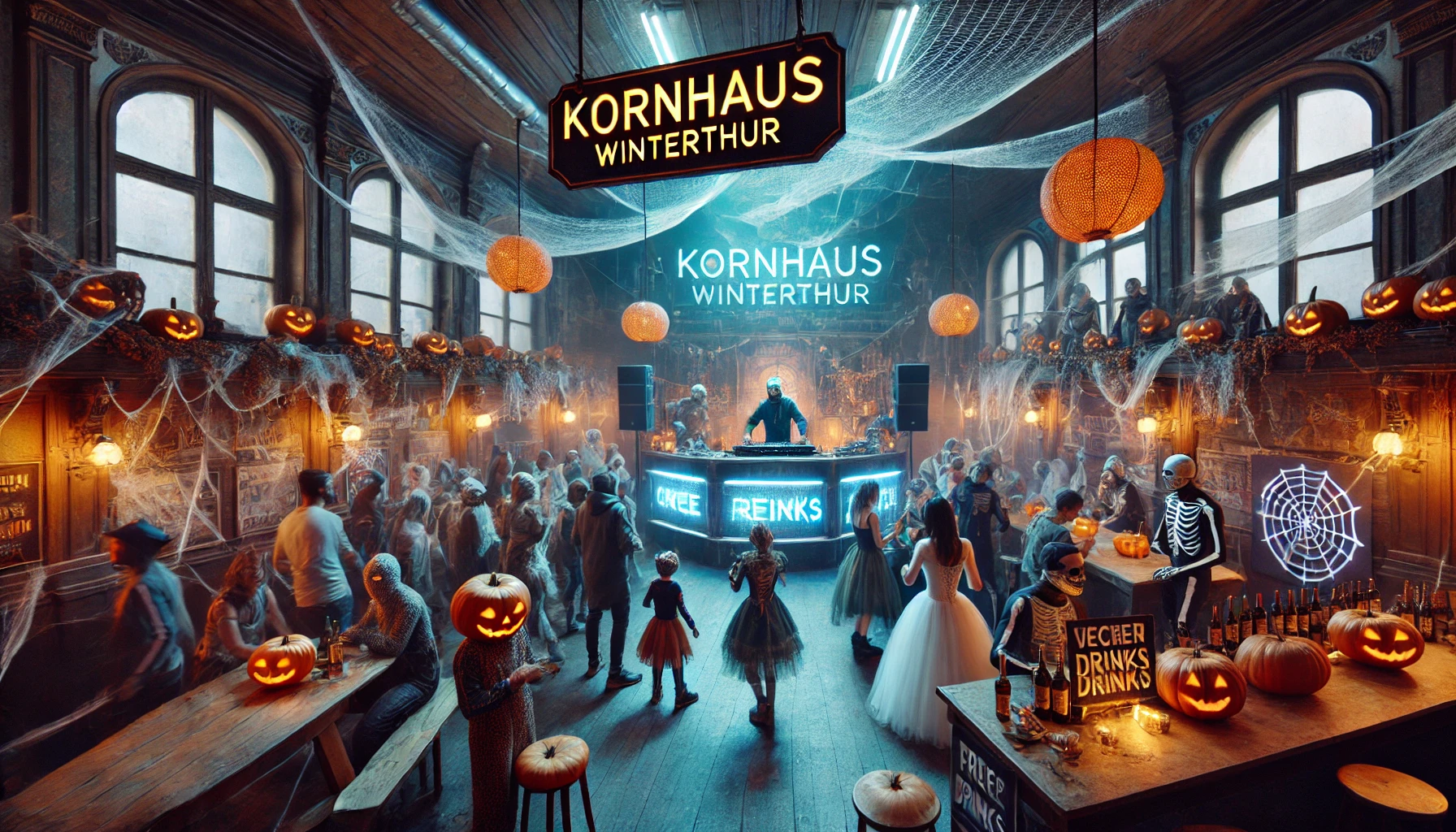 The KSW Halloween Party is back, and this year, the Kornhaus in Winterthur is set to transform into a hauntingly fun venue