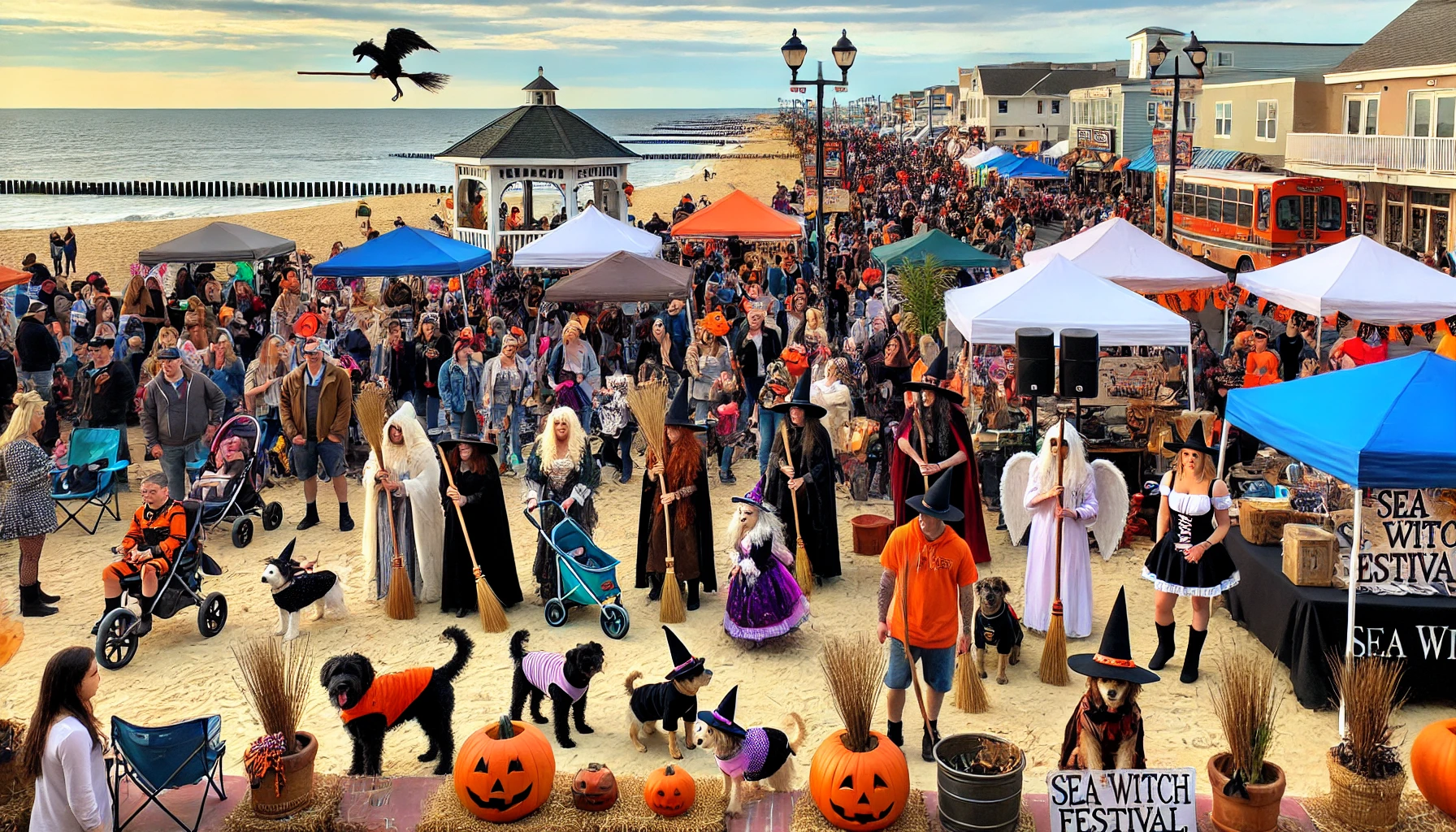 The Sea Witch Festival is returning to Rehoboth Beach, Delaware, for its 34th year, promising a weekend filled with Halloween fun