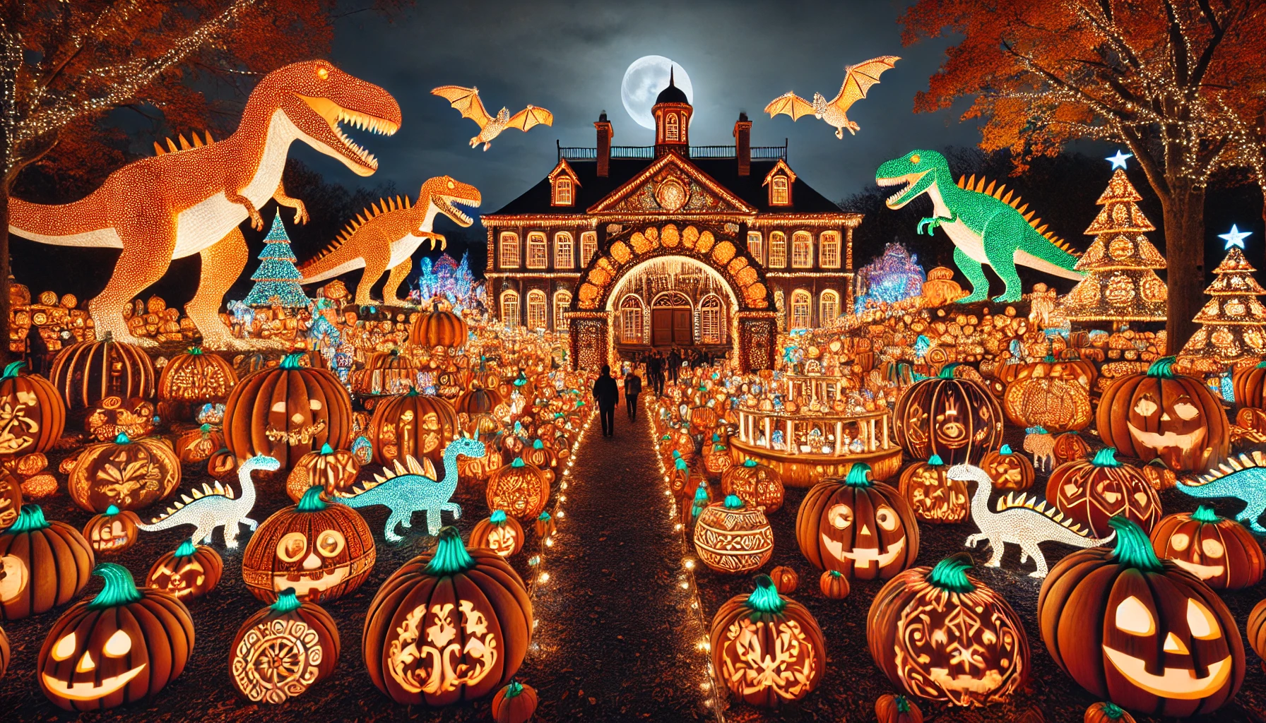 This fall, The Great Jack O'Lantern Blaze returns to the historic Van Cortlandt Manor in Croton-on-Hudson, New York